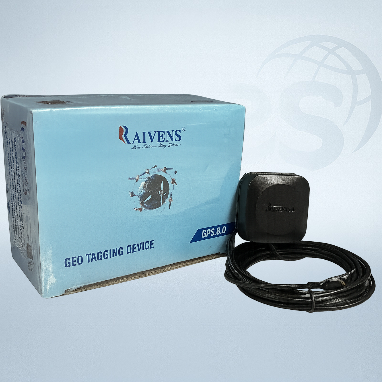 Raivens GPS 8.0 USB Receiver with Antenna